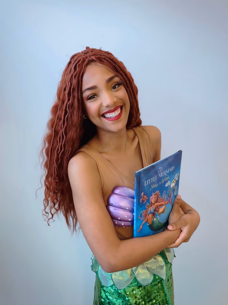 Live action Ariel with a Little Mermaid storybook | Magic At My Door