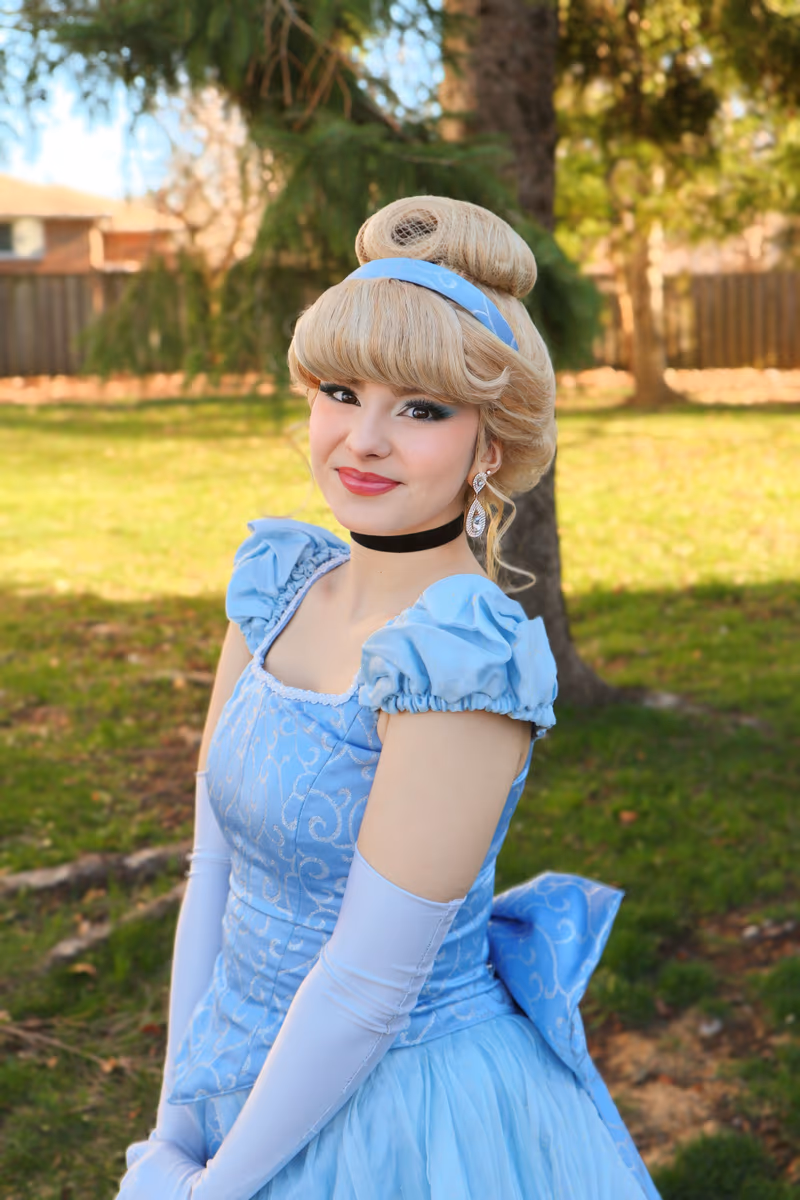 Cinderella in her ball gown | Magic At My Door