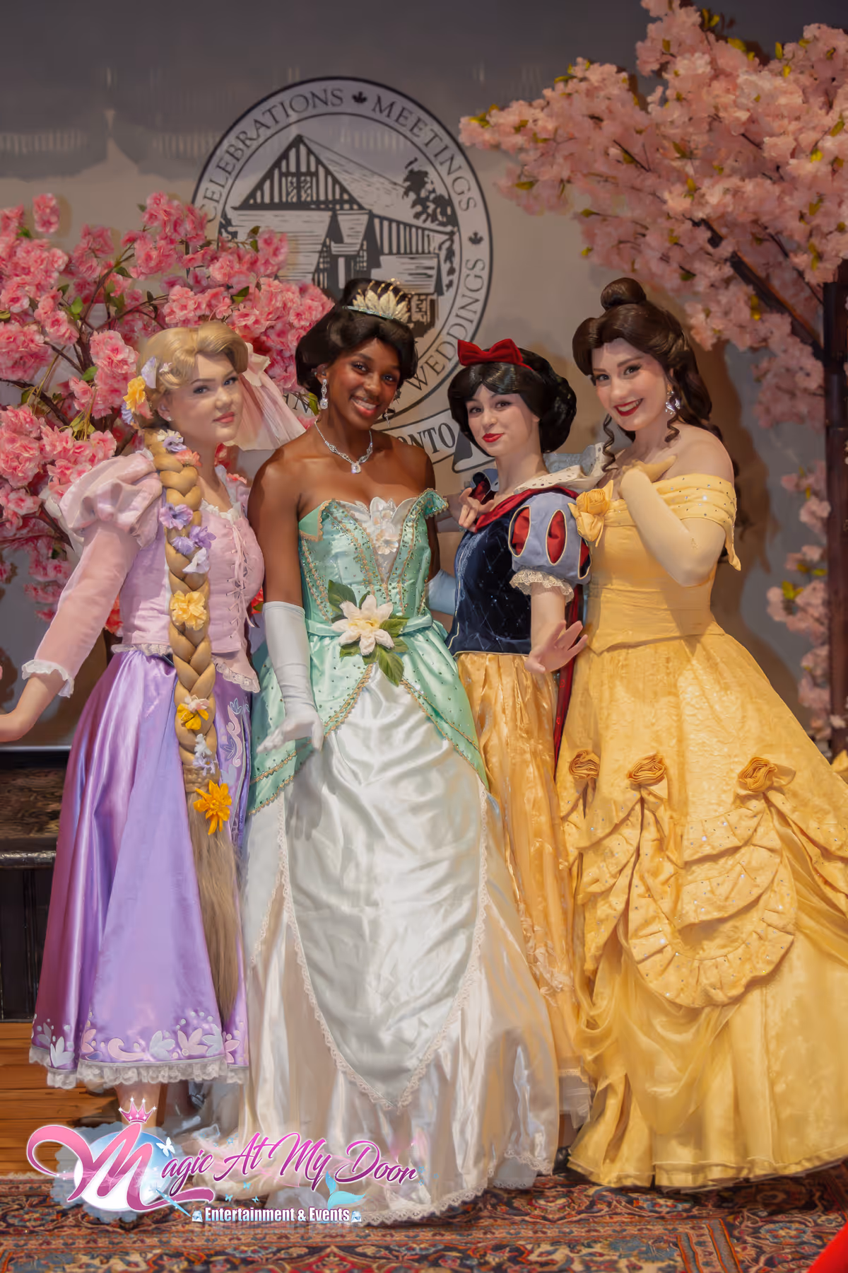 Princesses at the Princess Tea event at The Old Mill Toronto