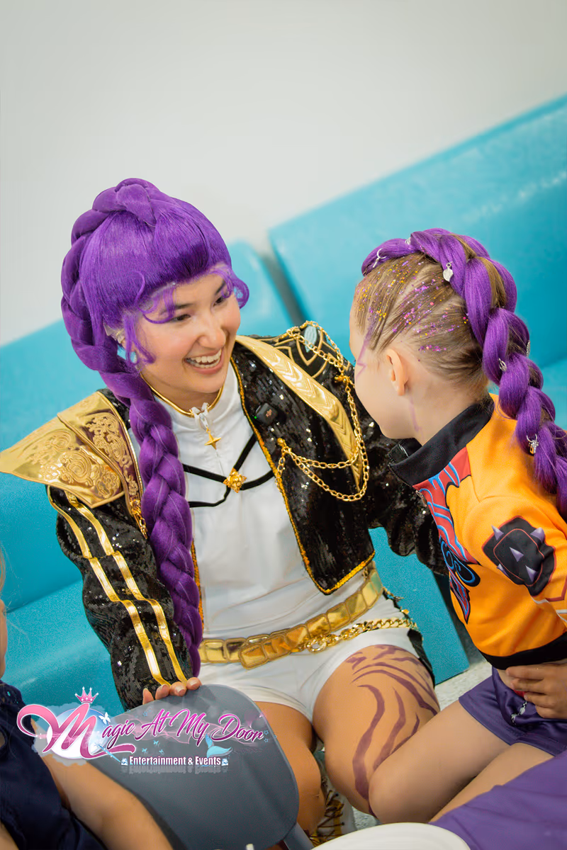 Rumi laughing with a young guest | Magic At My Door
